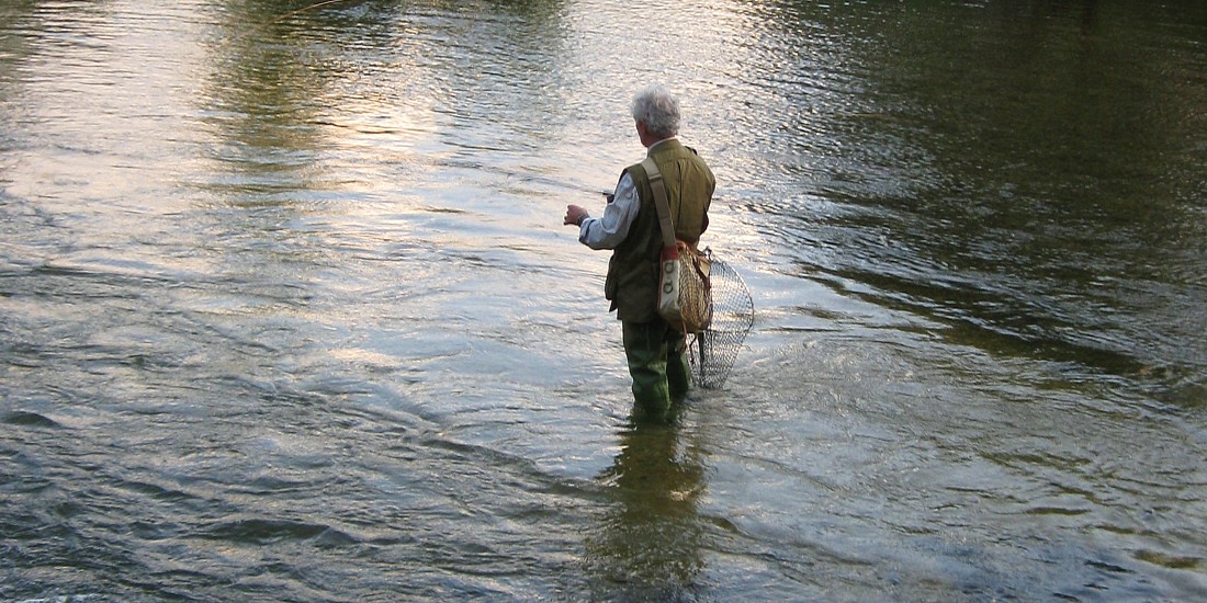 Casting a Fly River Avon Salisbury