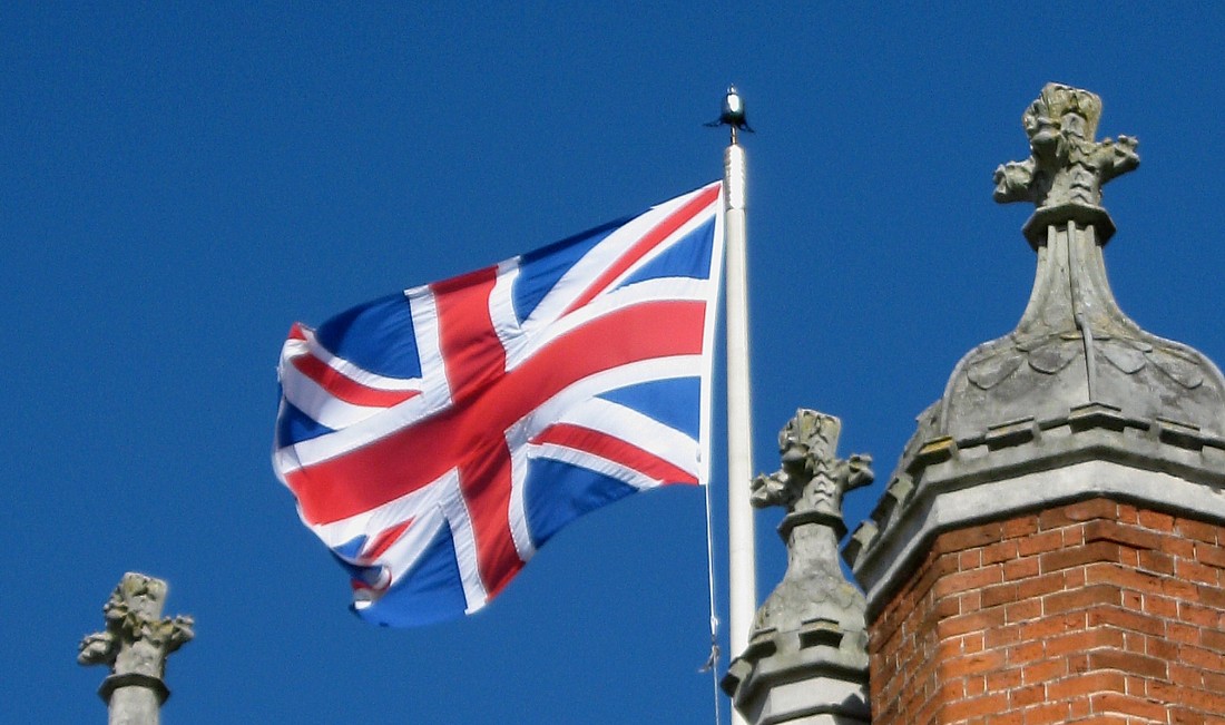 Union flag Hampton Court Palace